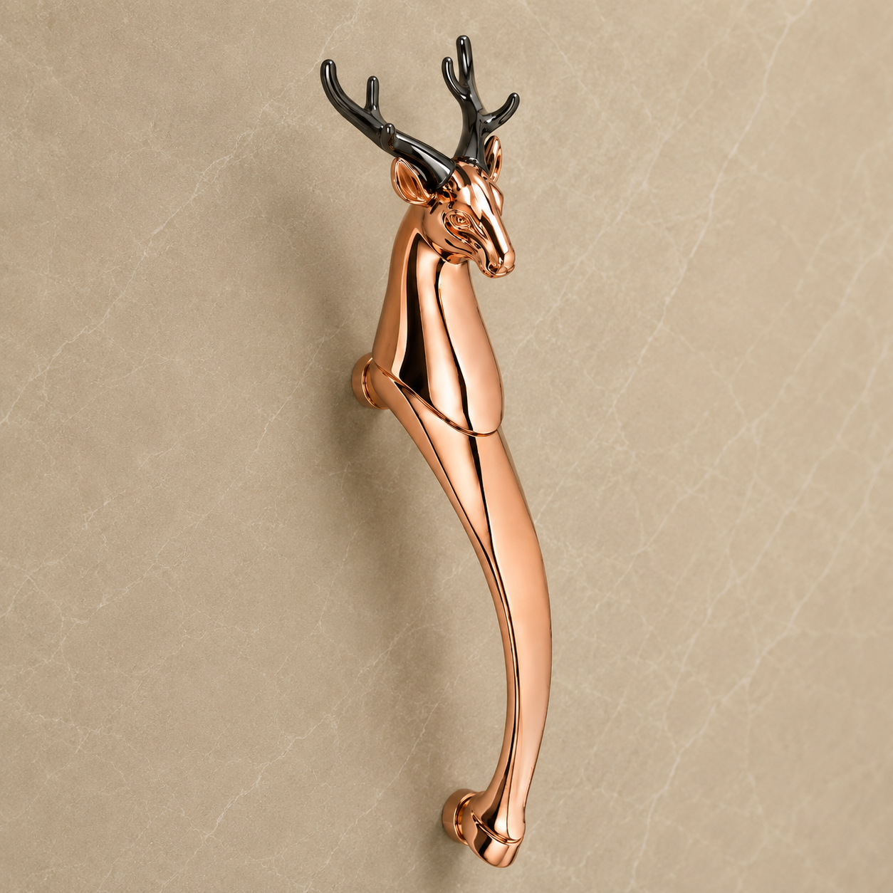 Door Handle - SG - Deer Handle R. Gold image 2